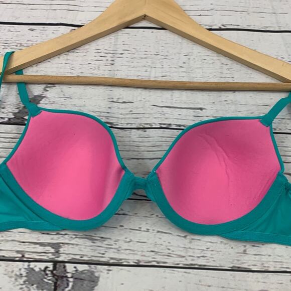 PINK Victoria’s Secret Wear Everyday Demi teal - Picture 7 of 10
